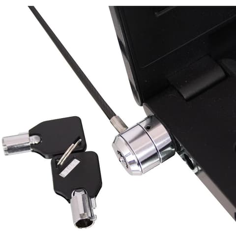 LINDY Notebook Security Cable Barrel Key Lock schwarz