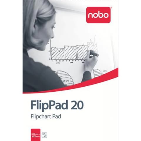 NOBO Flipchart paper 650x955mm 20 lap