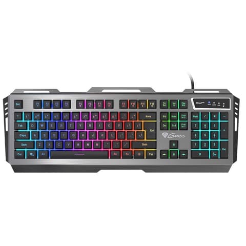 NATEC Genesis Rhod 420 RGB US engleski crno
