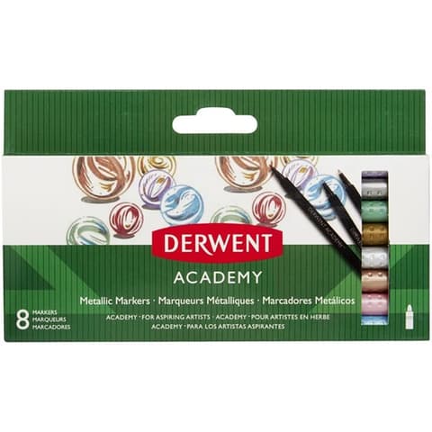 DERWENT Filctoll set Academy 8 diferit metal culoare
