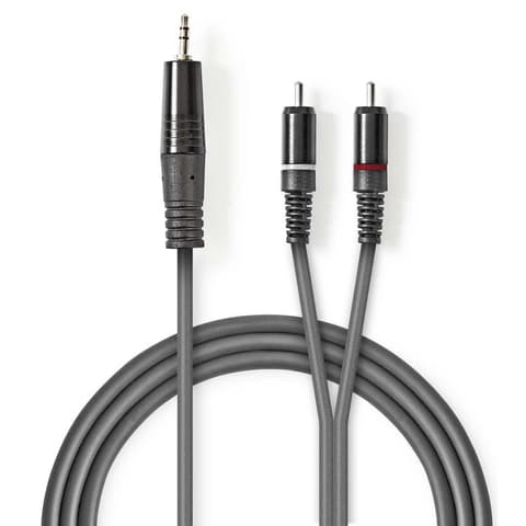 NEDIS Jack RCA transformator Siva 3m COTH22200GY30