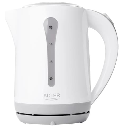 ADLER AD 1244 Fierbător 2000 W 2.5 l alb / gri