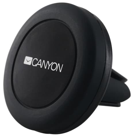 CANYON Autós tartó mágneses 2 lemez szellőzőnyílásra 44x44x40mm fekete