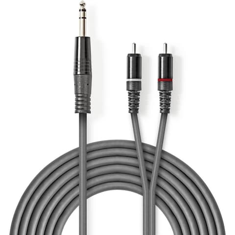 NEDIS Jack RCA transformator Siva 3m COTH23300GY30