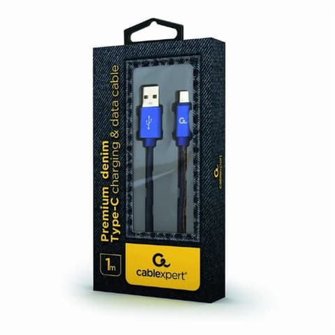 GEMBIRD USB 2.0 Type C transformator Plava 1m CC-USB2J-AMCM-1M-BL