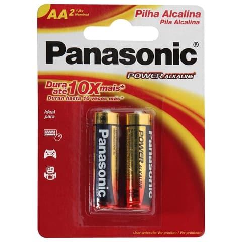 PANASONIC Alkaline power ceruza elem (AA) 2db