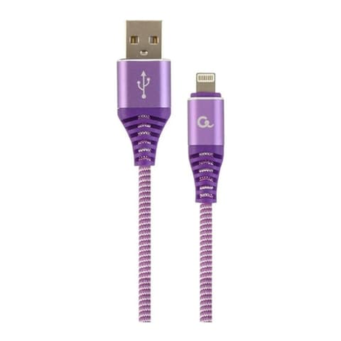 GEMBIRD USB Lightning Punjač / podatkovni kabel Lila 2m CC-USB2B-AMLM-2M-PW