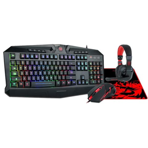 REDRAGON S101-BA Gaming Combo 4 in 1 Magyar fekete
