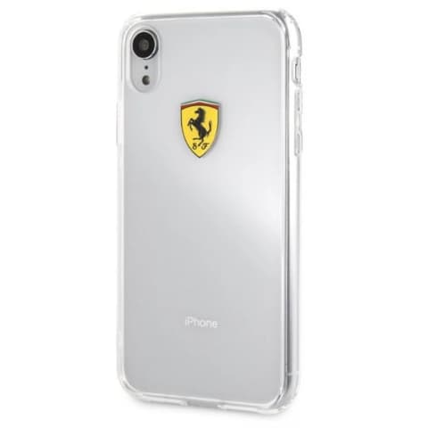 FERRARI Kemény hátlap tok iPhone XR átlátszó