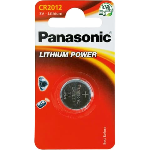PANASONIC CR2012 3V gombelem (CR) 1db