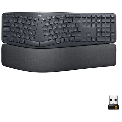 LOGITECH Ergo K860 Wireless UK Angol grafit