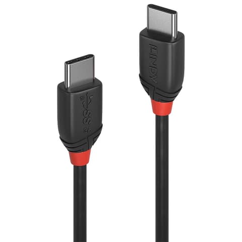 LINDY USB 3.1 Type C Conector Negru 1.5m 36907
