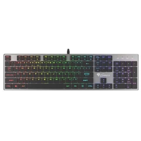 NATEC Thor 420 RGB US Angol ezüst