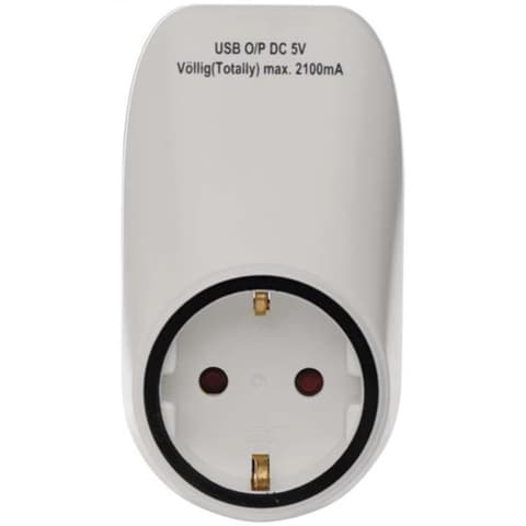 EMOS P0072 mural podloška 2x USB bijela