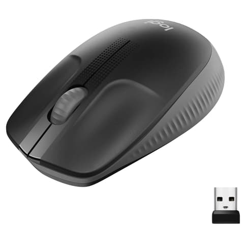 LOGITECH M190 Vezeték nélküli USB egér - antracit
