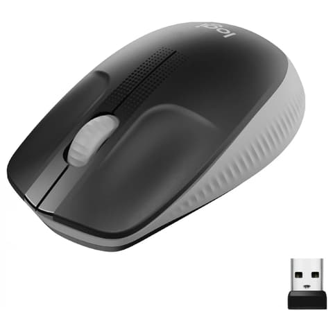 LOGITECH M190 Vezeték nélküli USB egér - szürke