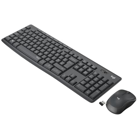 LOGITECH MK295 Silent žica bez miš i tastatura set madžarski namjena - crno