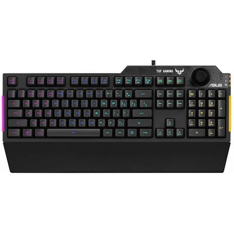 ASUS TUF Gaming K1 RGB US Angol fekete