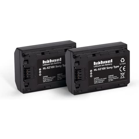 HAHNEL HL-XZ100 Twin Pack Sony NP-FZ100 2000mAh
