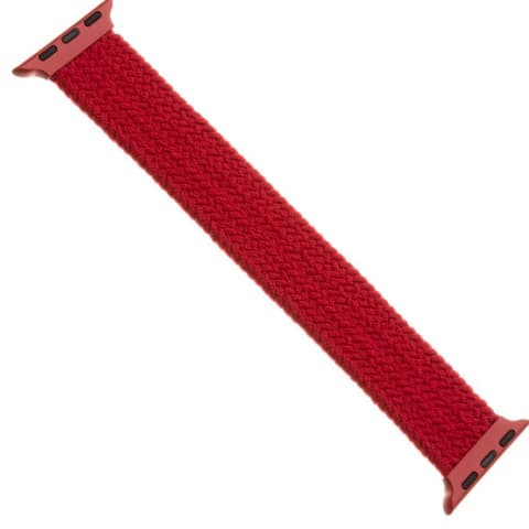 FIXED Elastic Nylon Strap for Apple Watch 42/44mm S mera crvena