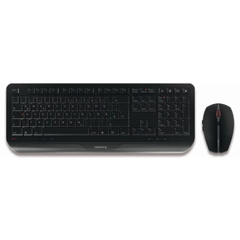 CHERRY Gentix Desktop szett US Angol fekete