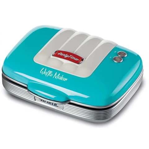 ARIETE 1973.BL Party Time waffle maker 700 W azure blue