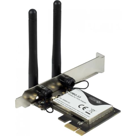 INTER-TECH PowerON DMG-33 Wi-Fi 5 PCIe Adapter