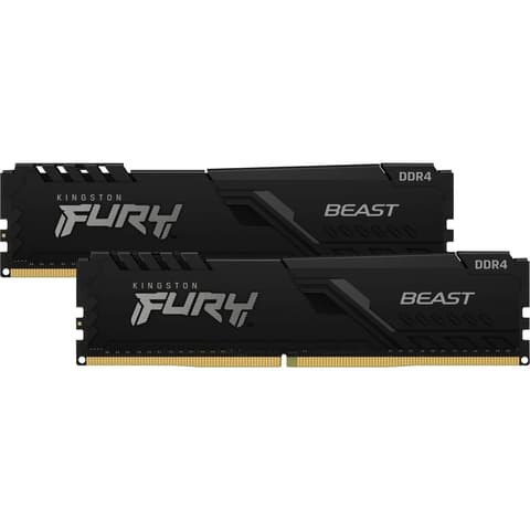 KINGSTON FURY 16GB Beast DDR4 3200MHz CL16 KIT KF432C16BBK2/16