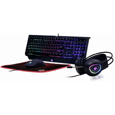 GEMBIRD Phantom 4 az 1-ben Gaming szett Magyar fekete