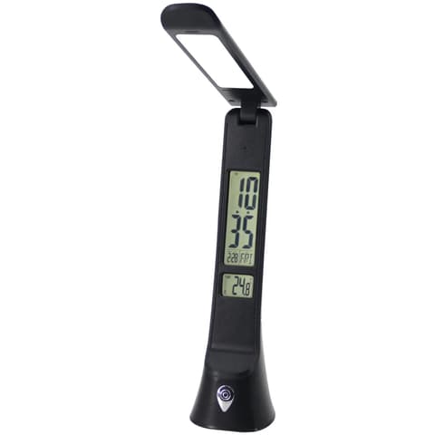 AVIDE ABLDLC-6W-B-HG LED Asztali Lámpa Bőrhatású Hugo 5W Naptár fekete-barna