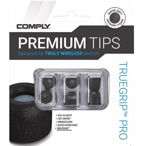 COMPLY TrueGrip Pro TW-200-C Univerzalni memorijske pjene jastučiće TWS slušalice M