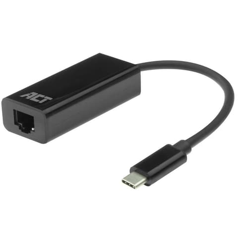 ACT CONNECTIVITY AC7335 USB 3.1 Type C UTP transformator 15cm 1Gbps crno