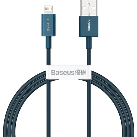 BASEUS USB Lightning Punjač/podaci Plava 2m CALYS-C03