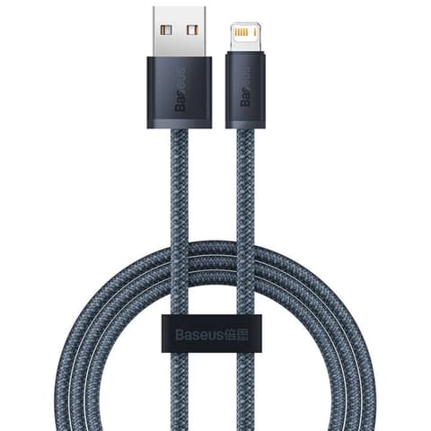 BASEUS USB Lightning Punjač/podaci Siva 2m CALD000516