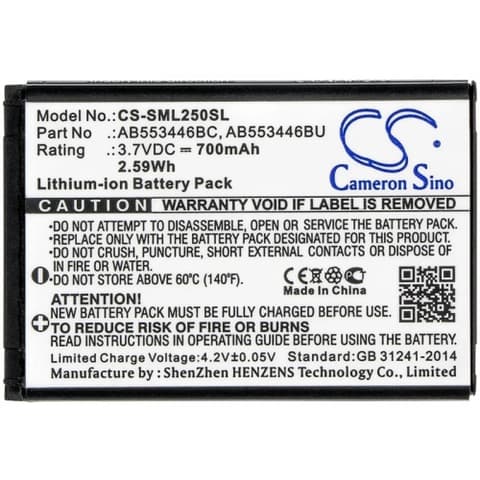 CAMERON SINO Samsung AB553446BU compatibilă acumulator 700mAh 3.7V