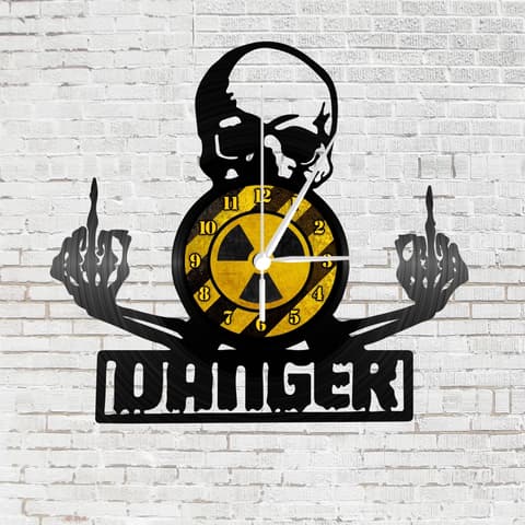 Bakelit falióra Danger