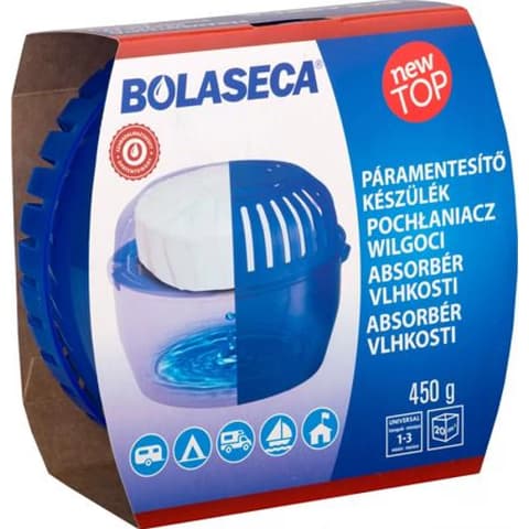 BOLASECA Odvlaživač uređaj posle punjivo tablettával 450 g