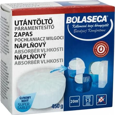 BOLASECA Odvlaživač posle punjivo tableta neutrál 450 g