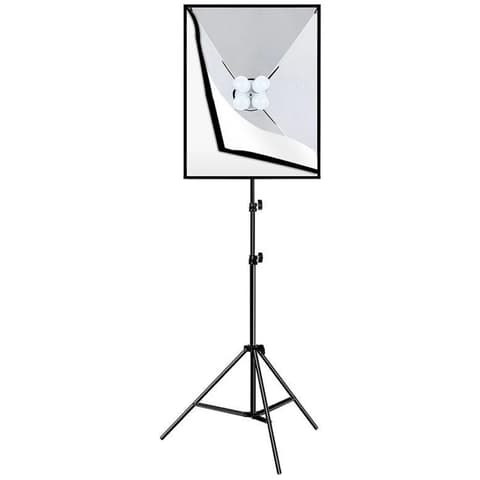 PULUZ PU5071EU Stúdió készlet Softbox LED 50x70cm állvány LED izzók