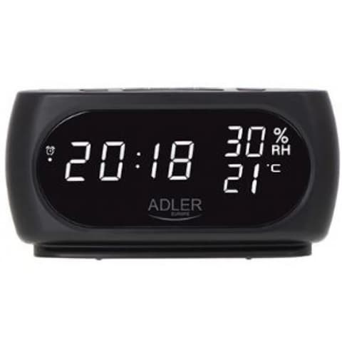 ADLER AD1186 LED óra hőmérővel fekete