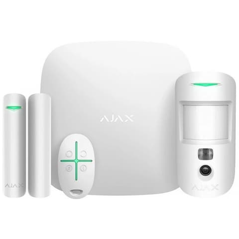 AJAX SYSTEMS StarterKit Cam Plus fehér