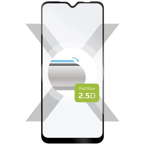 FIXED 2.5D Full Cover Tempered Glass Vivo Y11s/Y20s crno