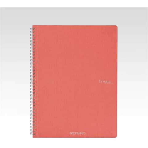 FABRIANO Ecoqua A4 70 flat sima spirálfüzet coral