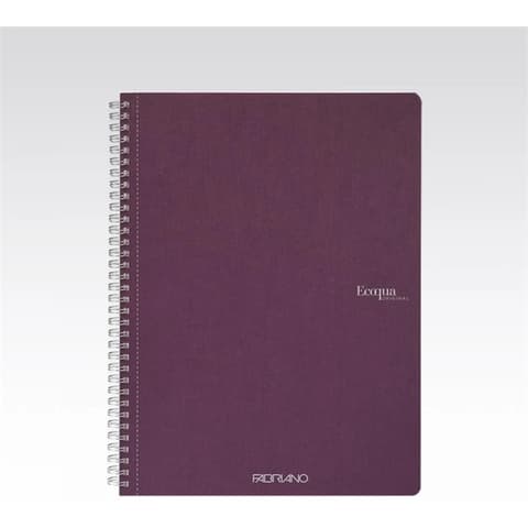 FABRIANO Ecoqua A4 70 flat sima spirálfüzet lila