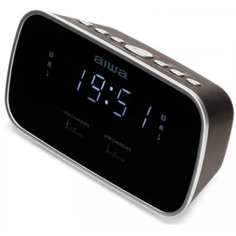 AIWA CRU-19 Rádiós ébresztőóra fekete
