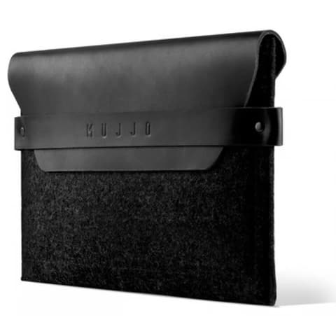 MUJJO SL014BK Envelope Sleeve schwarz