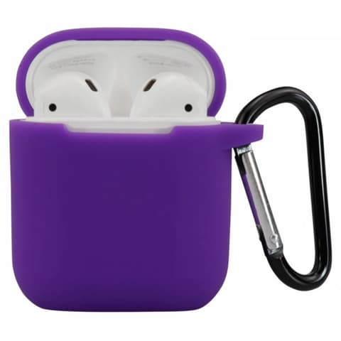 CELLECT Airpods 1/2 silikon case 2.5 mm ljubičasta
