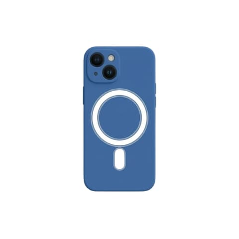 CELLECT Magnetski silikon case iPhone 14 plava