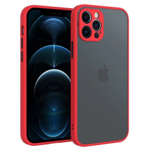 CELLECT Plastika matt case iPhone 14 crvena i crna