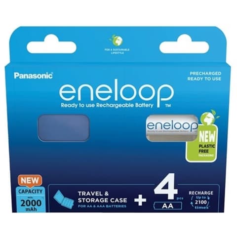 PANASONIC Eneloop pencil rechargeable battery (AA) 2000mAh 4pcs + box